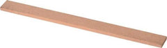 Made in USA - 180 Grit Aluminum Oxide Rectangular Polishing Stone - Very Fine Grade, 1/2" Wide x 6" Long x 1/8" Thick - Best Tool & Supply