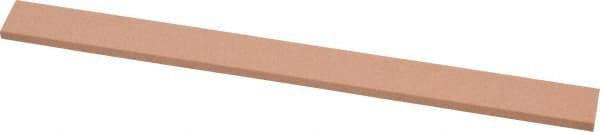 Made in USA - 220 Grit Aluminum Oxide Rectangular Polishing Stone - Very Fine Grade, 1/2" Wide x 6" Long x 1/8" Thick - Best Tool & Supply