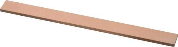 Made in USA - 400 Grit Aluminum Oxide Rectangular Polishing Stone - Super Fine Grade, 1/2" Wide x 6" Long x 1/8" Thick - Best Tool & Supply