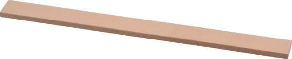 Made in USA - 600 Grit Aluminum Oxide Rectangular Polishing Stone - Super Fine Grade, 1/2" Wide x 6" Long x 1/8" Thick - Best Tool & Supply