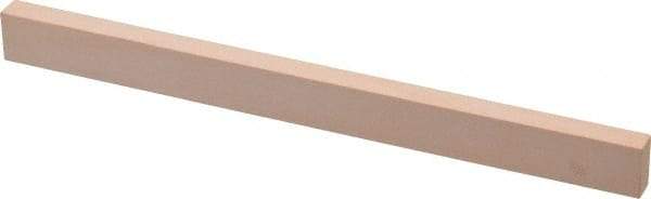 Made in USA - 600 Grit Aluminum Oxide Rectangular Polishing Stone - Super Fine Grade, 1/2" Wide x 6" Long x 1/4" Thick - Best Tool & Supply