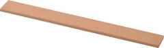 Made in USA - 220 Grit Aluminum Oxide Rectangular Polishing Stone - Very Fine Grade, 3/4" Wide x 6" Long x 1/8" Thick - Best Tool & Supply