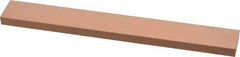 Made in USA - 220 Grit Aluminum Oxide Rectangular Polishing Stone - Very Fine Grade, 3/4" Wide x 6" Long x 1/4" Thick - Best Tool & Supply