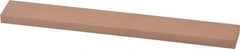 Made in USA - 320 Grit Aluminum Oxide Rectangular Polishing Stone - Extra Fine Grade, 3/4" Wide x 6" Long x 1/4" Thick - Best Tool & Supply