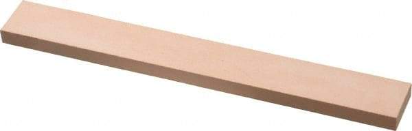 Made in USA - 600 Grit Aluminum Oxide Rectangular Polishing Stone - Super Fine Grade, 3/4" Wide x 6" Long x 1/4" Thick - Best Tool & Supply