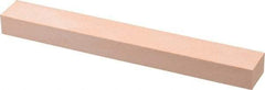 Made in USA - 400 Grit Aluminum Oxide Rectangular Polishing Stone - Super Fine Grade, 3/4" Wide x 6" Long x 1/2" Thick - Best Tool & Supply