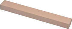 Made in USA - 600 Grit Aluminum Oxide Rectangular Polishing Stone - Super Fine Grade, 3/4" Wide x 6" Long x 1/2" Thick - Best Tool & Supply