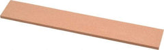 Made in USA - 180 Grit Aluminum Oxide Rectangular Polishing Stone - Very Fine Grade, 1" Wide x 6" Long x 1/8" Thick - Best Tool & Supply