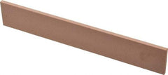 Made in USA - 220 Grit Aluminum Oxide Rectangular Polishing Stone - Very Fine Grade, 1" Wide x 6" Long x 1/8" Thick - Best Tool & Supply