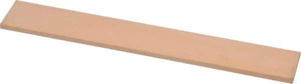 Made in USA - 600 Grit Aluminum Oxide Rectangular Polishing Stone - Super Fine Grade, 1" Wide x 6" Long x 1/8" Thick - Best Tool & Supply