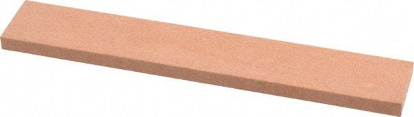 Made in USA - 120 Grit Aluminum Oxide Rectangular Polishing Stone - Fine Grade, 1" Wide x 6" Long x 1/4" Thick - Best Tool & Supply