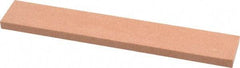 Made in USA - 120 Grit Aluminum Oxide Rectangular Polishing Stone - Fine Grade, 1" Wide x 6" Long x 1/4" Thick - Best Tool & Supply