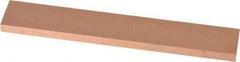 Made in USA - 220 Grit Aluminum Oxide Rectangular Polishing Stone - Very Fine Grade, 1" Wide x 6" Long x 1/4" Thick - Best Tool & Supply