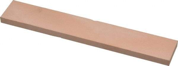 Made in USA - 400 Grit Aluminum Oxide Rectangular Polishing Stone - Super Fine Grade, 1" Wide x 6" Long x 1/4" Thick - Best Tool & Supply