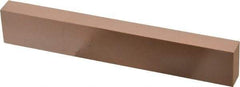 Made in USA - 400 Grit Aluminum Oxide Rectangular Polishing Stone - Super Fine Grade, 1" Wide x 6" Long x 1/2" Thick - Best Tool & Supply