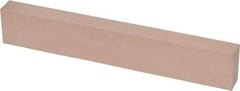 Made in USA - 600 Grit Aluminum Oxide Rectangular Polishing Stone - Super Fine Grade, 1" Wide x 6" Long x 1/2" Thick - Best Tool & Supply