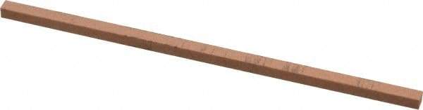 Made in USA - 220 Grit Aluminum Oxide Square Polishing Stone - Very Fine Grade, 1/8" Wide x 4" Long x 1/8" Thick - Best Tool & Supply