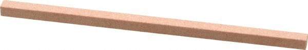 Made in USA - 180 Grit Aluminum Oxide Square Polishing Stone - Very Fine Grade, 5/32" Wide x 4" Long x 5/32" Thick - Best Tool & Supply