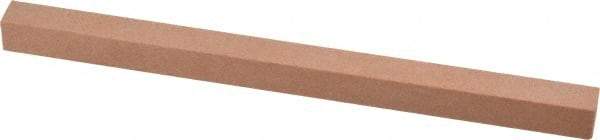 Made in USA - 180 Grit Aluminum Oxide Square Polishing Stone - Very Fine Grade, 3/8" Wide x 6" Long x 3/8" Thick - Best Tool & Supply