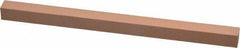 Made in USA - 220 Grit Aluminum Oxide Square Polishing Stone - Very Fine Grade, 3/8" Wide x 6" Long x 3/8" Thick - Best Tool & Supply