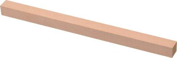 Made in USA - 400 Grit Aluminum Oxide Square Polishing Stone - Super Fine Grade, 3/8" Wide x 6" Long x 3/8" Thick - Best Tool & Supply