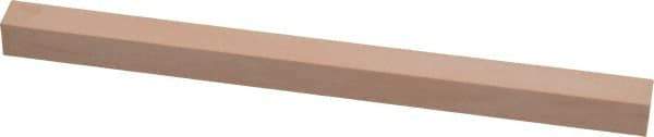 Made in USA - 600 Grit Aluminum Oxide Square Polishing Stone - Super Fine Grade, 3/8" Wide x 6" Long x 3/8" Thick - Best Tool & Supply