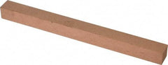 Made in USA - 180 Grit Aluminum Oxide Square Polishing Stone - Very Fine Grade, 1/2" Wide x 6" Long x 1/2" Thick - Best Tool & Supply