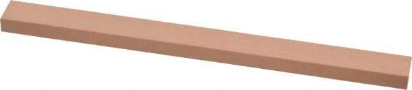 Made in USA - 220 Grit Aluminum Oxide Rectangular Polishing Stone - Very Fine Grade, 1/2" Wide x 6" Long x 1/4" Thick - Best Tool & Supply