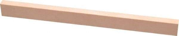 Made in USA - 400 Grit Aluminum Oxide Rectangular Polishing Stone - Super Fine Grade, 1/2" Wide x 6" Long x 1/4" Thick - Best Tool & Supply