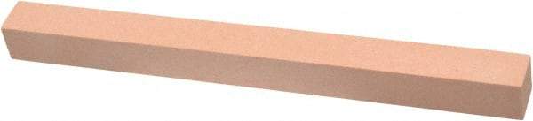 Made in USA - 220 Grit Aluminum Oxide Square Polishing Stone - Very Fine Grade, 1/2" Wide x 6" Long x 1/2" Thick - Best Tool & Supply