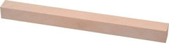 Made in USA - 600 Grit Aluminum Oxide Square Polishing Stone - Super Fine Grade, 1/2" Wide x 6" Long x 1/2" Thick - Best Tool & Supply