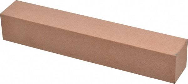 Made in USA - 180 Grit Aluminum Oxide Square Polishing Stone - Very Fine Grade, 1" Wide x 6" Long x 1" Thick - Best Tool & Supply