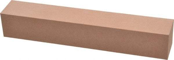 Made in USA - 220 Grit Aluminum Oxide Square Polishing Stone - Very Fine Grade, 1" Wide x 6" Long x 1" Thick - Best Tool & Supply