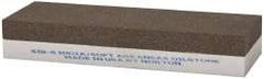 Norton - 6" Long x 2" Wide x 1" Thick, Aluminum Oxide Sharpening Stone - Rectangle, Coarse, Extra Fine Grade - Best Tool & Supply