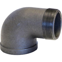 Black Pipe Fittings; Fitting Type: Street Elbow; Fitting Size: 1/2″; Material: Malleable Iron; Finish: Black; Fitting Shape: 90 ™ Elbow; Thread Standard: NPT; Connection Type: Threaded; Lead Free: No; Standards:  ™ASME ™B1.2.1; ASME ™B16.3