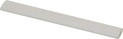 Made in USA - 3" Long x 1/2" Wide x 3/16" Thick, Novaculite Sharpening Stone - Oval, Ultra Fine Grade - Best Tool & Supply