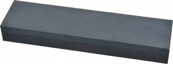 Made in USA - 8" Long x 2" Wide x 1" Thick, Silicon Carbide Sharpening Stone - Rectangle, Coarse, Fine Grade - Best Tool & Supply