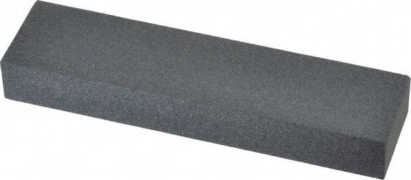 Made in USA - 4" Long x 1" Wide x 1/2" Thick, Silicon Carbide Sharpening Stone - Rectangle, Medium Grade - Best Tool & Supply