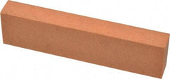 Made in USA - 4" Long x 1" Wide x 1/2" Thick, Aluminum Oxide Sharpening Stone - Rectangle, Fine Grade - Best Tool & Supply