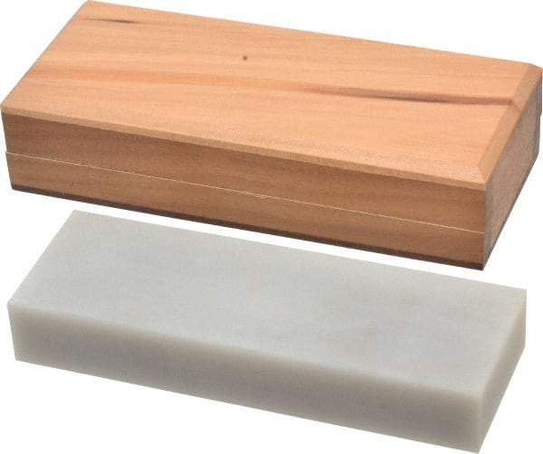 Made in USA - 6" Long x 2" Wide x 3/4" Thick, Novaculite Sharpening Stone - Rectangle, Ultra Fine Grade - Best Tool & Supply