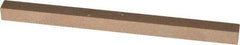 Made in USA - 4" Long x 1/4" Wide x 1/4" Thick, Aluminum Oxide Sharpening Stone - Square, Medium Grade - Best Tool & Supply