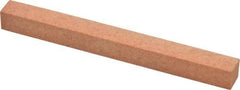 Made in USA - 4" Long x 3/8" Wide x 3/8" Thick, Aluminum Oxide Sharpening Stone - Square, Fine Grade - Best Tool & Supply