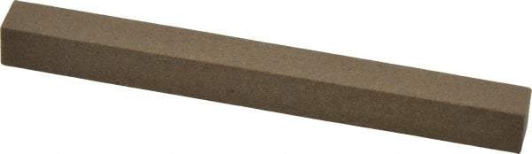 Made in USA - 4" Long x 3/8" Wide x 3/8" Thick, Aluminum Oxide Sharpening Stone - Square, Medium Grade - Best Tool & Supply