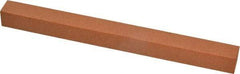 Made in USA - 6" Long x 1/2" Wide x 1/2" Thick, Aluminum Oxide Sharpening Stone - Square, Fine Grade - Best Tool & Supply