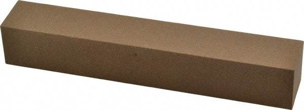 Made in USA - 6" Long x 1" Wide x 1" Thick, Aluminum Oxide Sharpening Stone - Square, Medium Grade - Best Tool & Supply