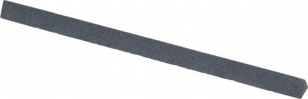 Made in USA - 4" Long x 1/4" Wide x 1/4" Thick, Silicon Carbide Sharpening Stone - Triangle, Fine Grade - Best Tool & Supply