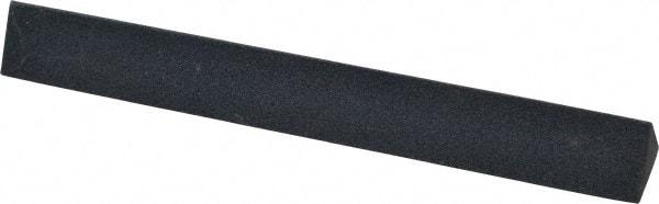 Made in USA - 4" Long x 1/2" Wide x 1/2" Thick, Silicon Carbide Sharpening Stone - Triangle, Fine Grade - Best Tool & Supply