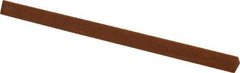 Made in USA - 4" Long x 1/4" Wide x 1/4" Thick, Aluminum Oxide Sharpening Stone - Triangle, Fine Grade - Best Tool & Supply