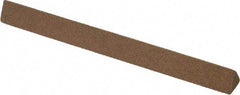 Made in USA - 4" Long x 3/8" Wide x 3/8" Thick, Aluminum Oxide Sharpening Stone - Triangle, Medium Grade - Best Tool & Supply