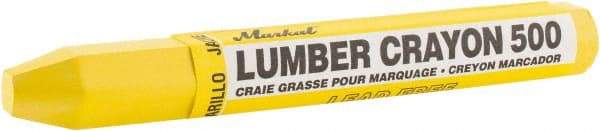 Markal - Yellow Lumber Crayon - Clay-Basedd - Best Tool & Supply